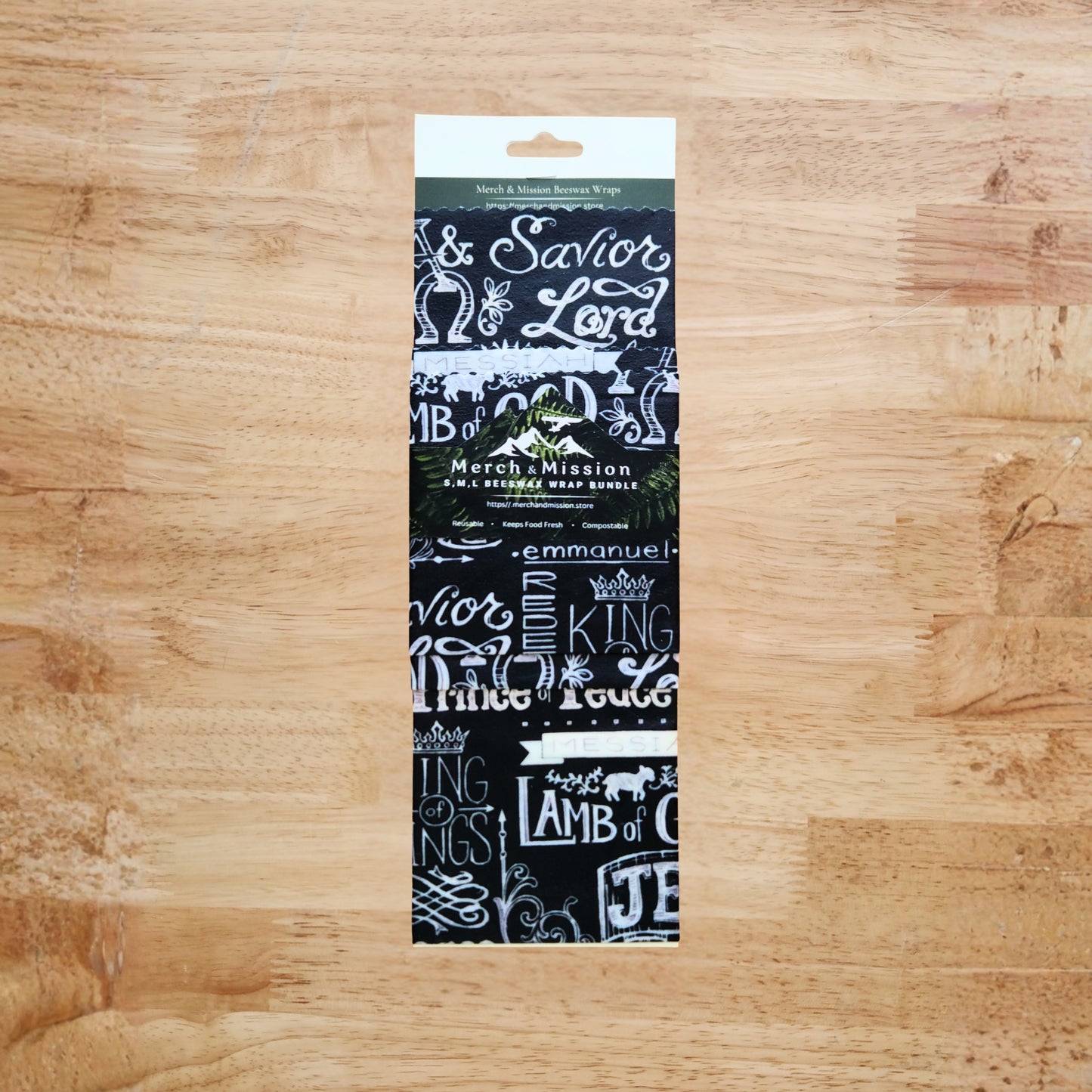 Beeswax Wrap Bundle (S,M,L) – Names of Christ