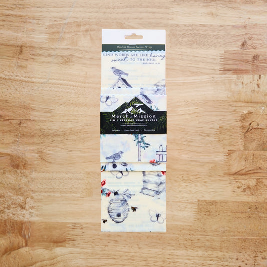 Beeswax Wrap Bundle (S,M,L) – Honey & Proverbs