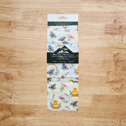 Beeswax Wrap Bundle (S,M,L) – Honeycomb Hive