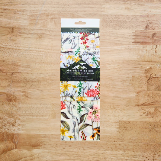 Beeswax Wrap Bundle (S,M,L) – Wild Meadow Floral