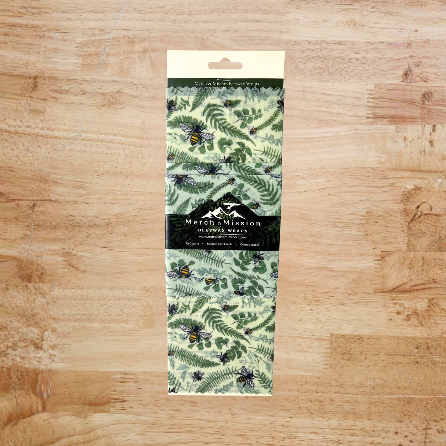 Beeswax Wrap Bundle (S,M,L) – Ferns & Honeybees